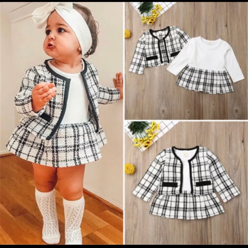 Brand new 2 pieces coat dress size 2t-3t